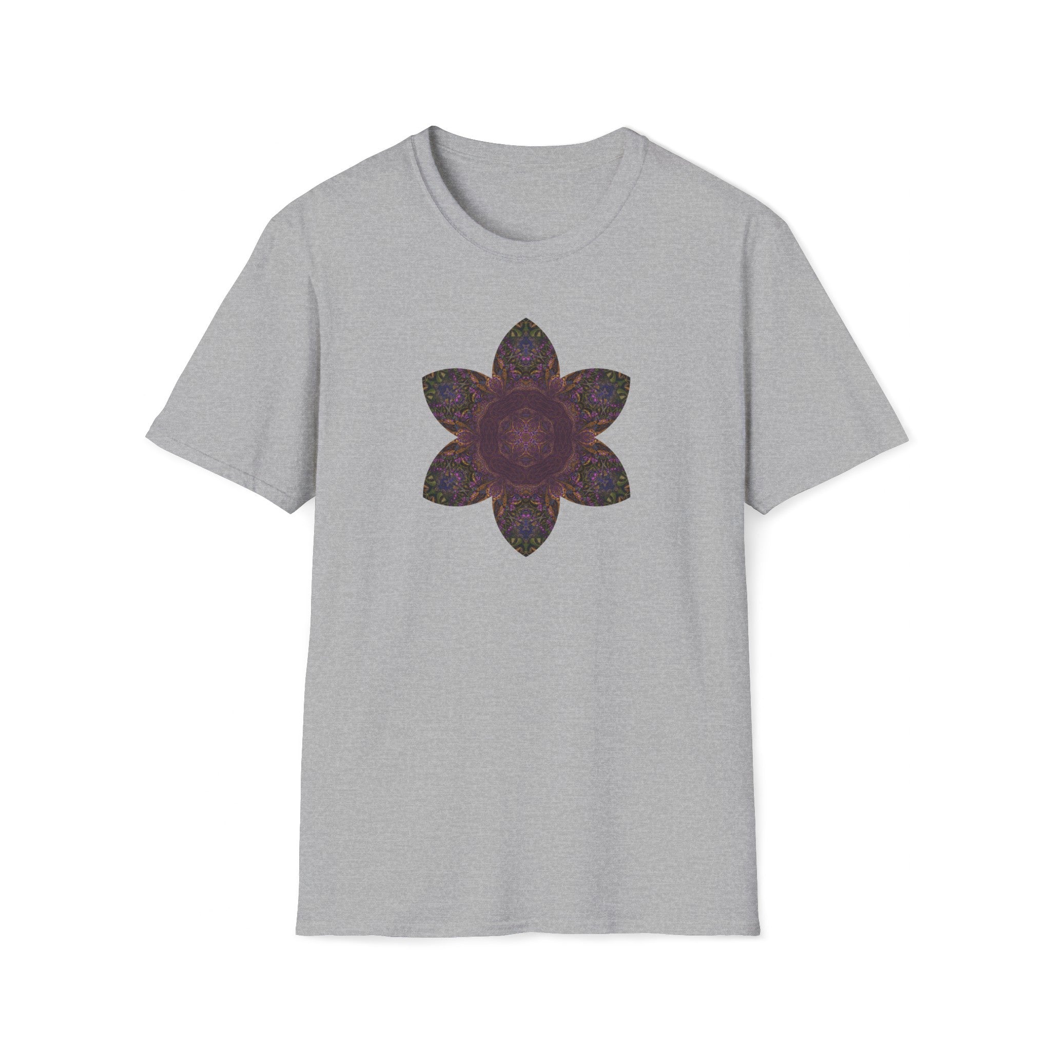 Unisex Softstyle T-Shirt - Love Light Mandalas No.3