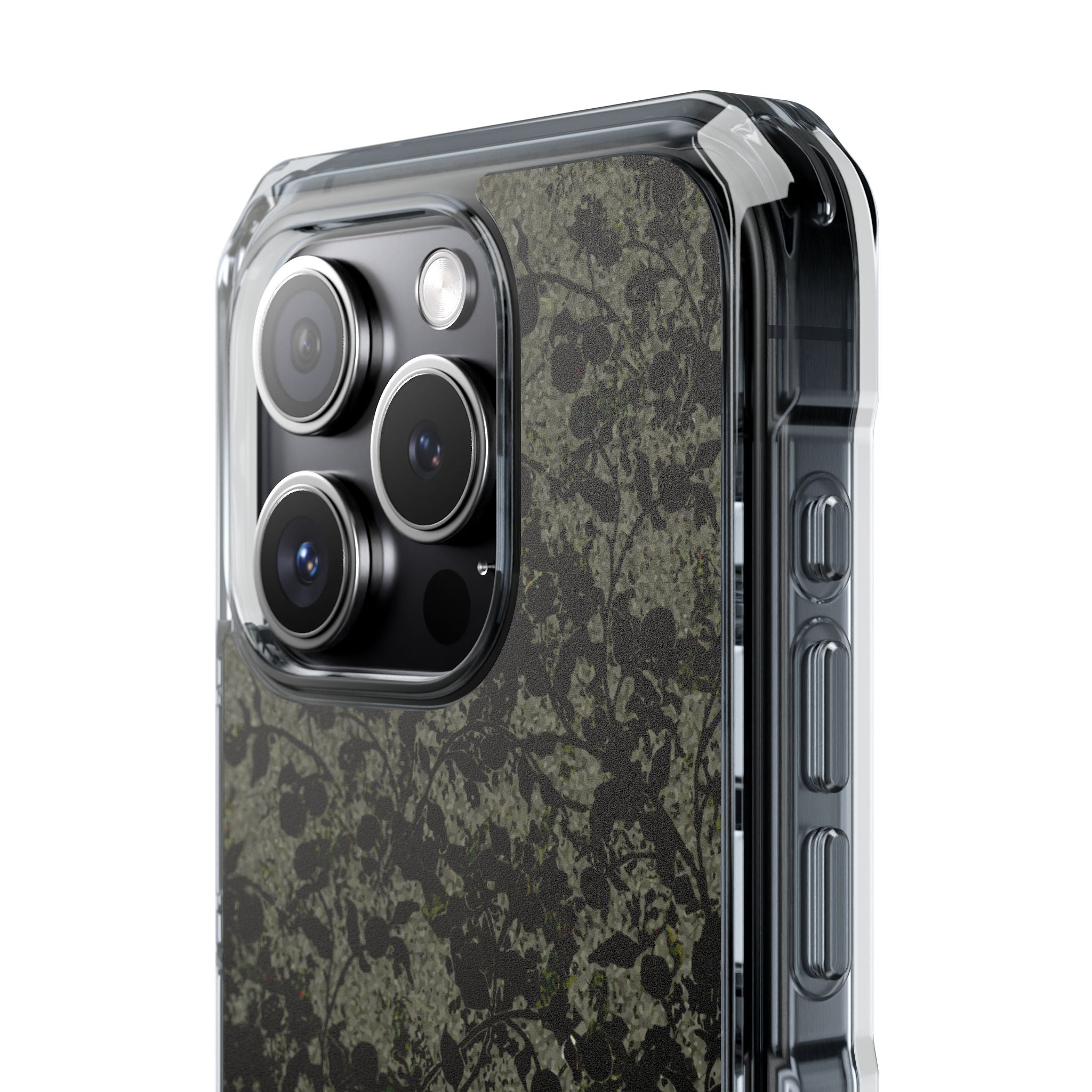 iPhone 15 Magnetic Clear Impact Case - Hidden Weave Series V3 No.25