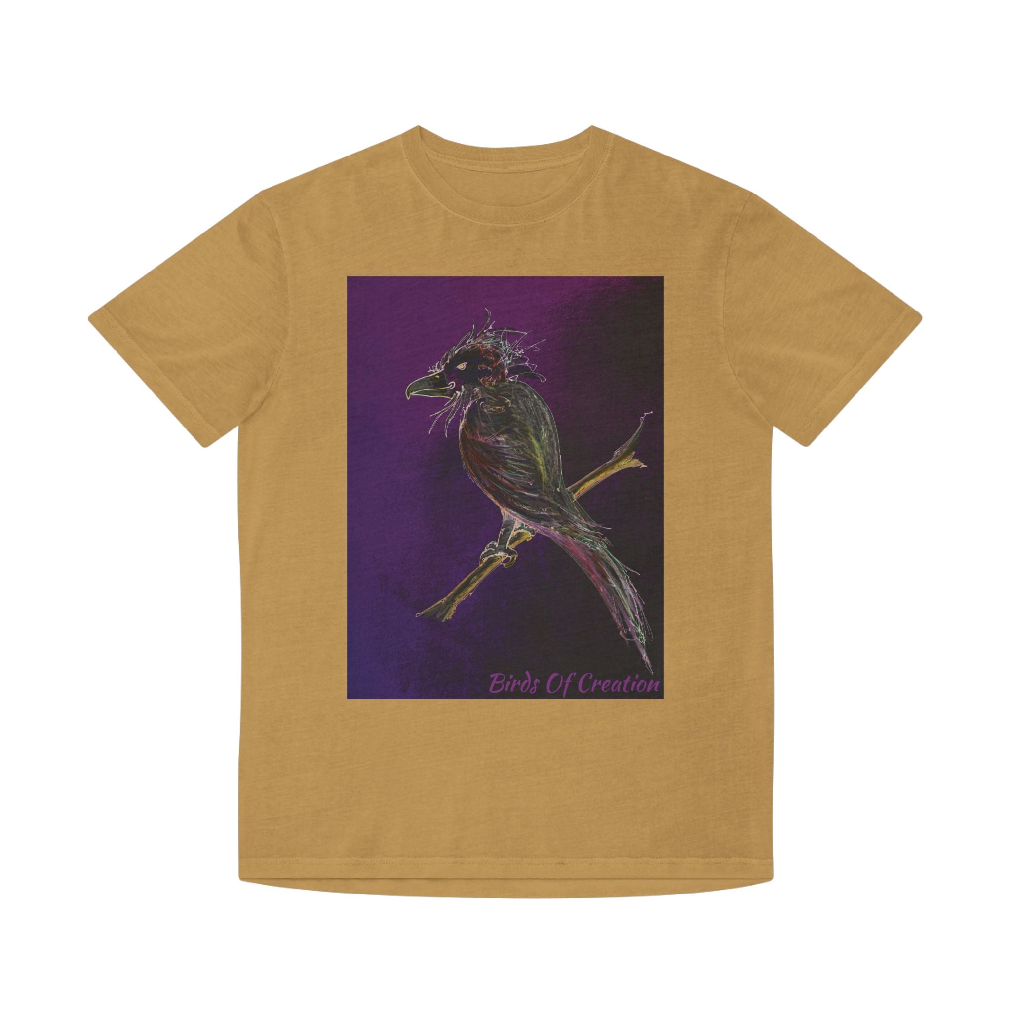 Unisex Faded Shirt - Birds Of Creation No.1