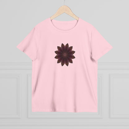 Women’s Maple Tee - Love Light Mandalas No.5