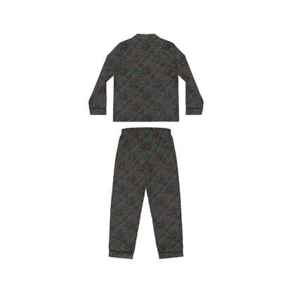 Women's Satin Pajamas - Hidden Weave No.10