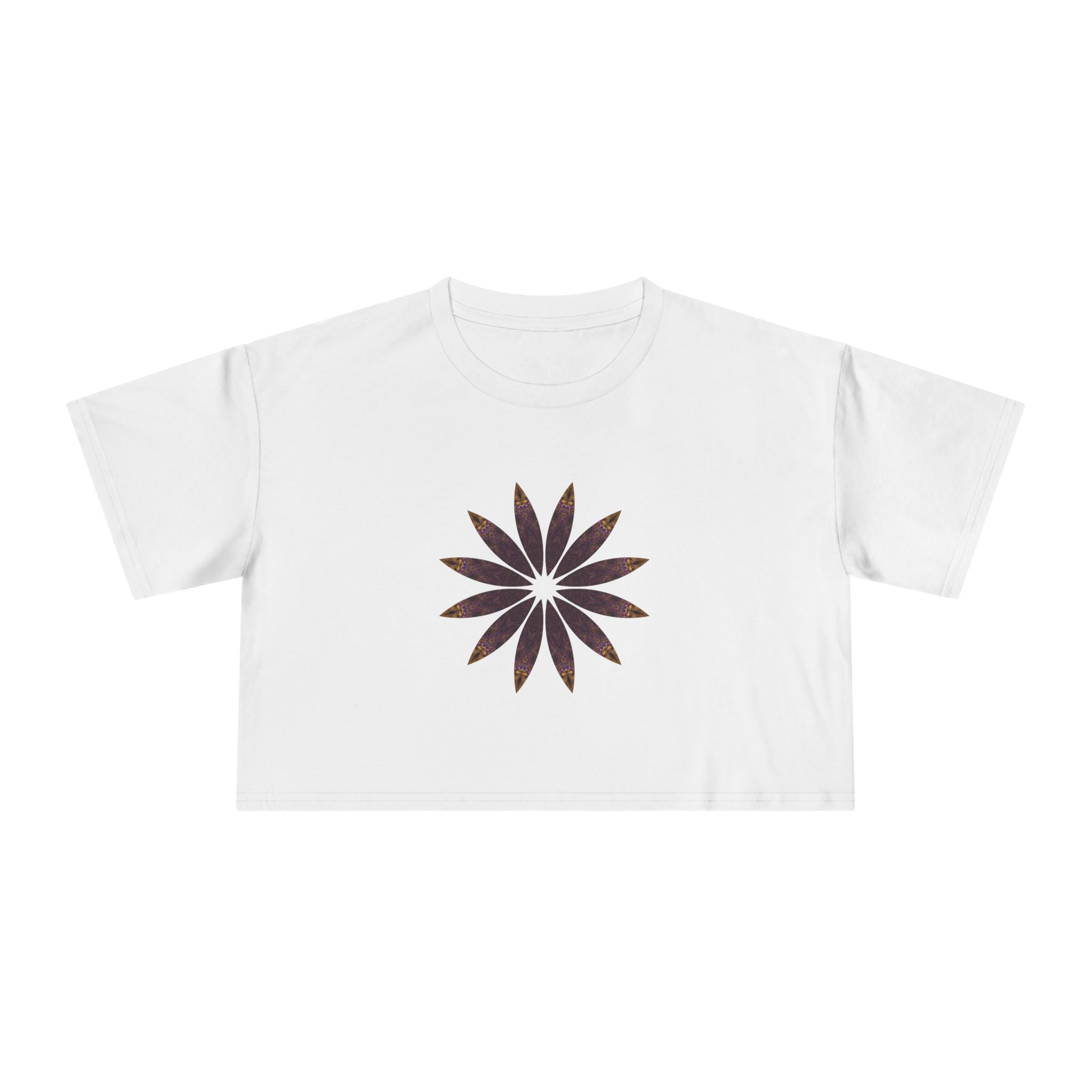 Women's Cropped Tee - Love Light Mandalas No.2