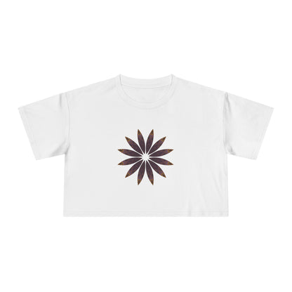 Women's Cropped Tee - Love Light Mandalas No.2