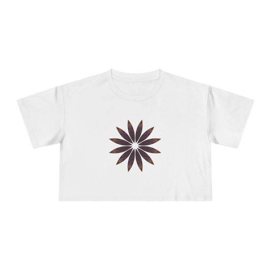 Women's Cropped Tee - Love Light Mandalas No.2