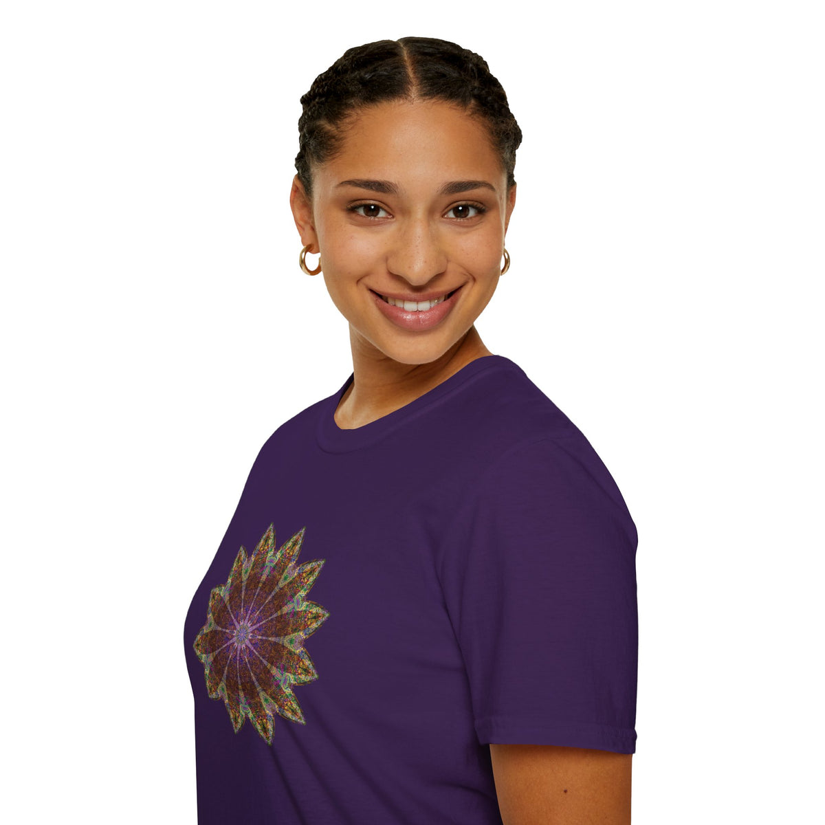 Unisex Softstyle T-Shirt - Love Light Mandalas No.13