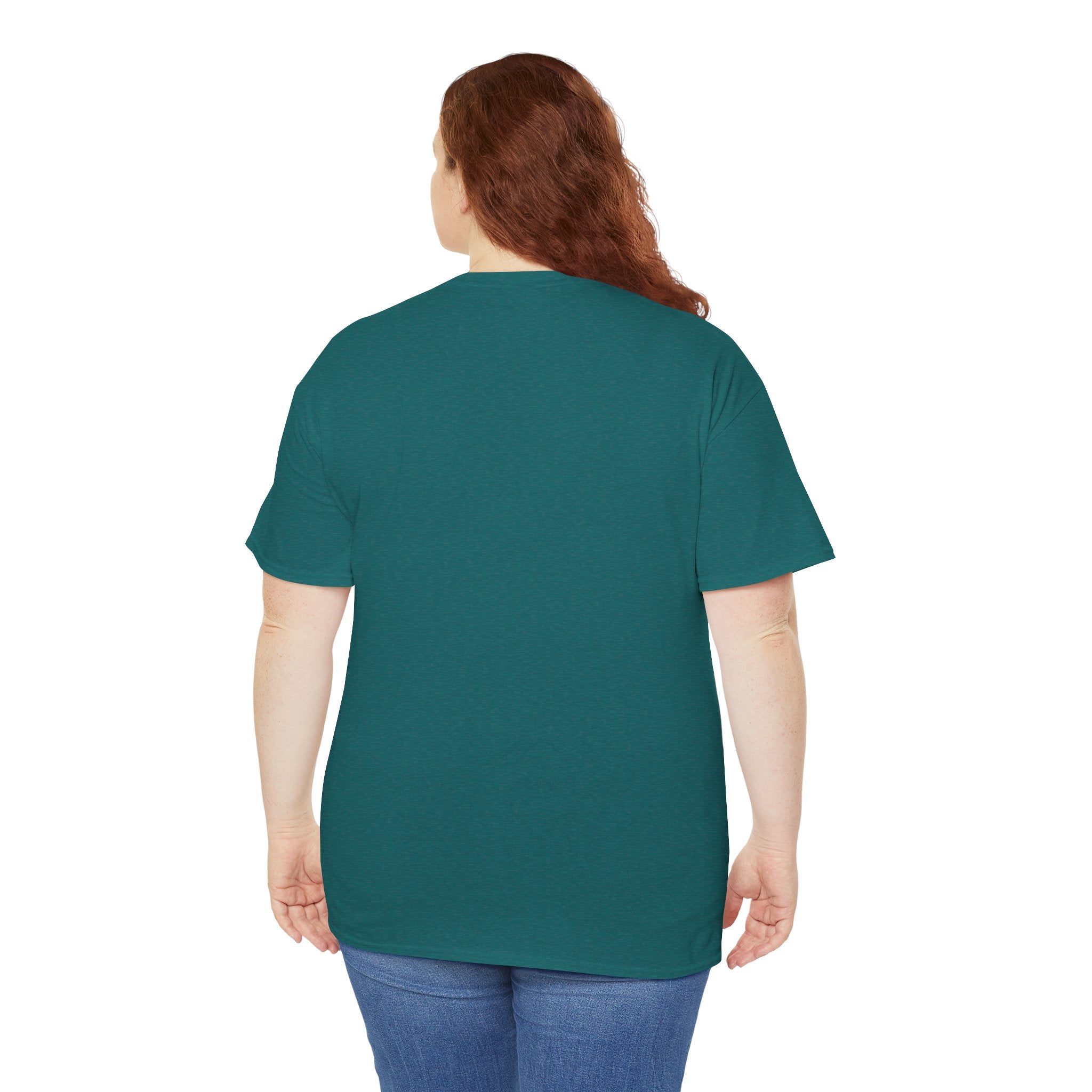 Unisex Heavy Cotton Tee - The Traveller Series (Abstract Autumn)