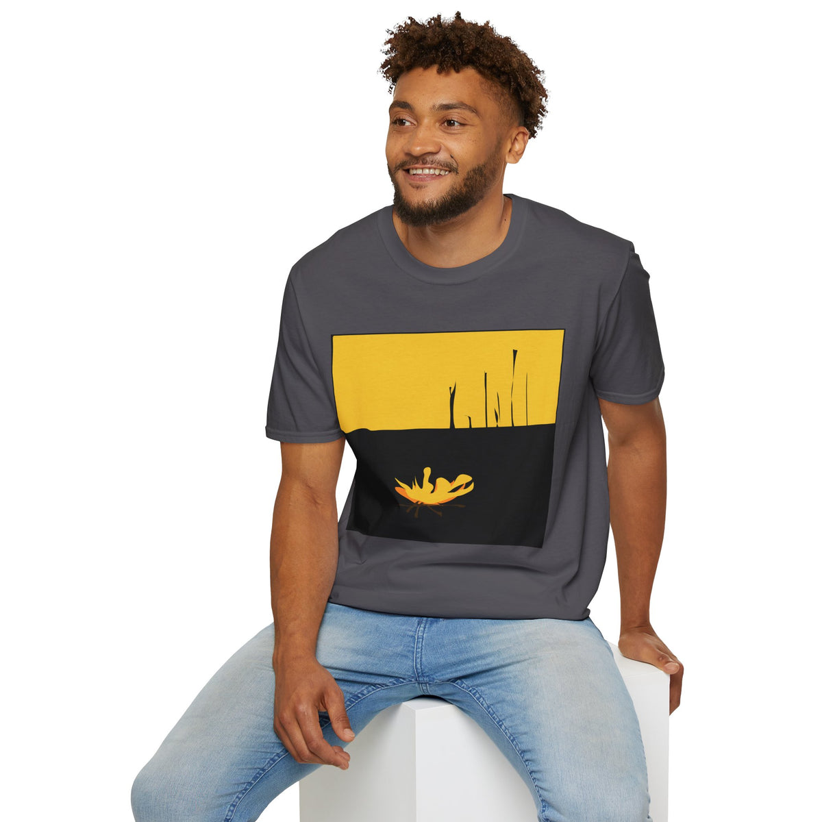 Unisex Softstyle T-Shirt - The Traveller Series (Fire)