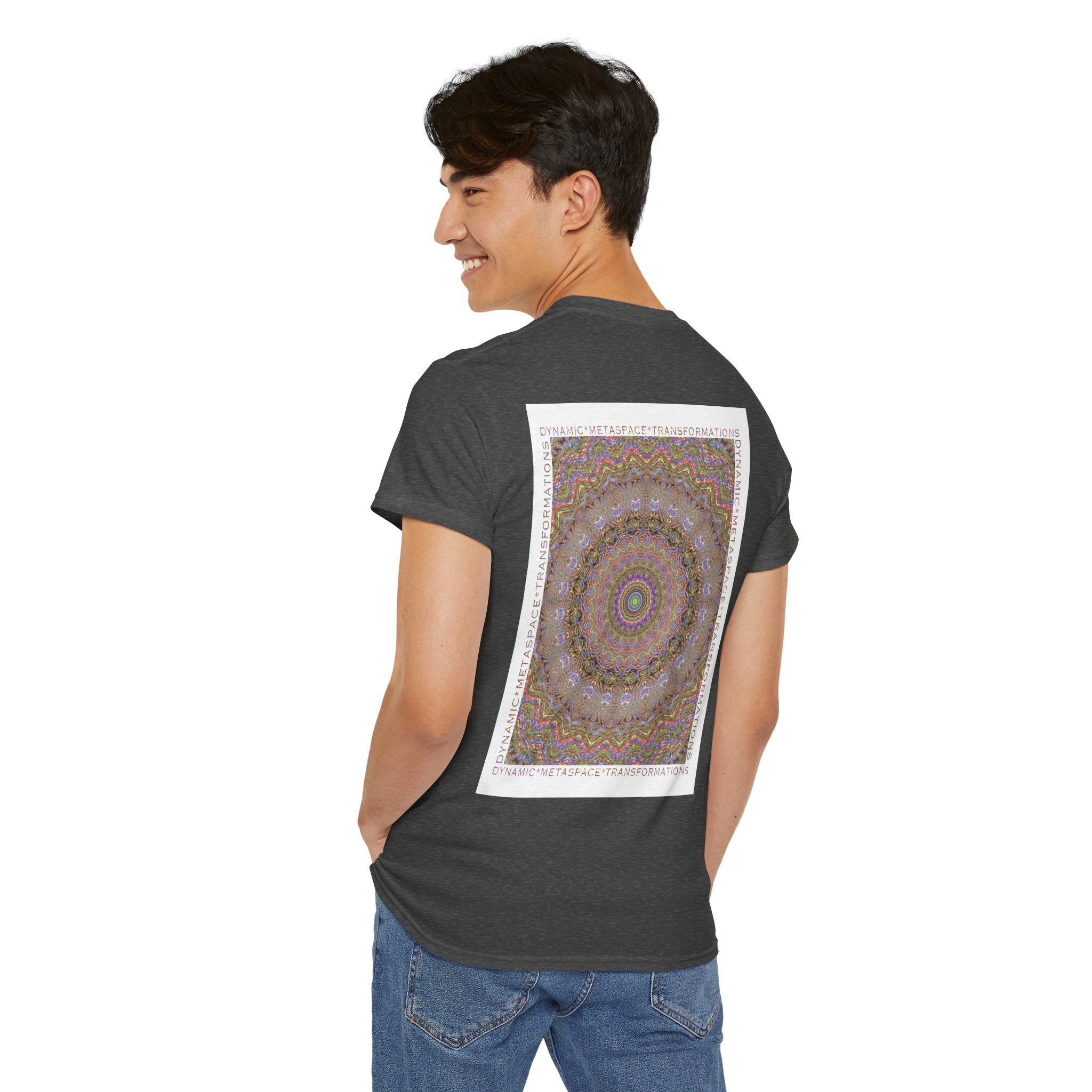 Unisex Heavy Cotton Tee (Back) - DMT Seer No.6