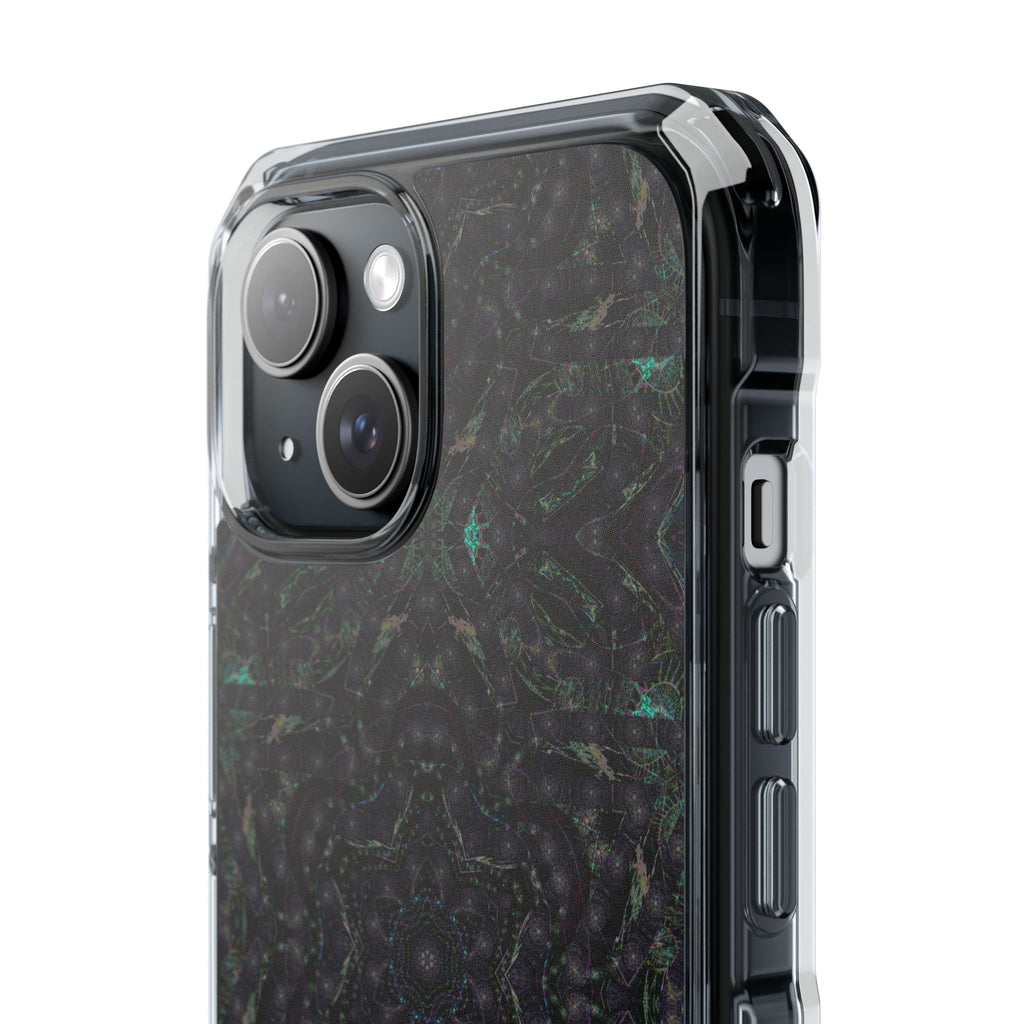 iPhone 15 Magnetic Clear Impact Case - P5 Kaleidoscopic No.31