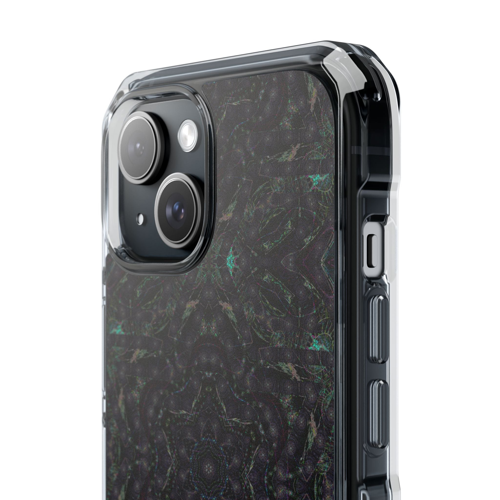 iPhone 15 Magnetic Clear Impact Case - P5 Kaleidoscopic No.31