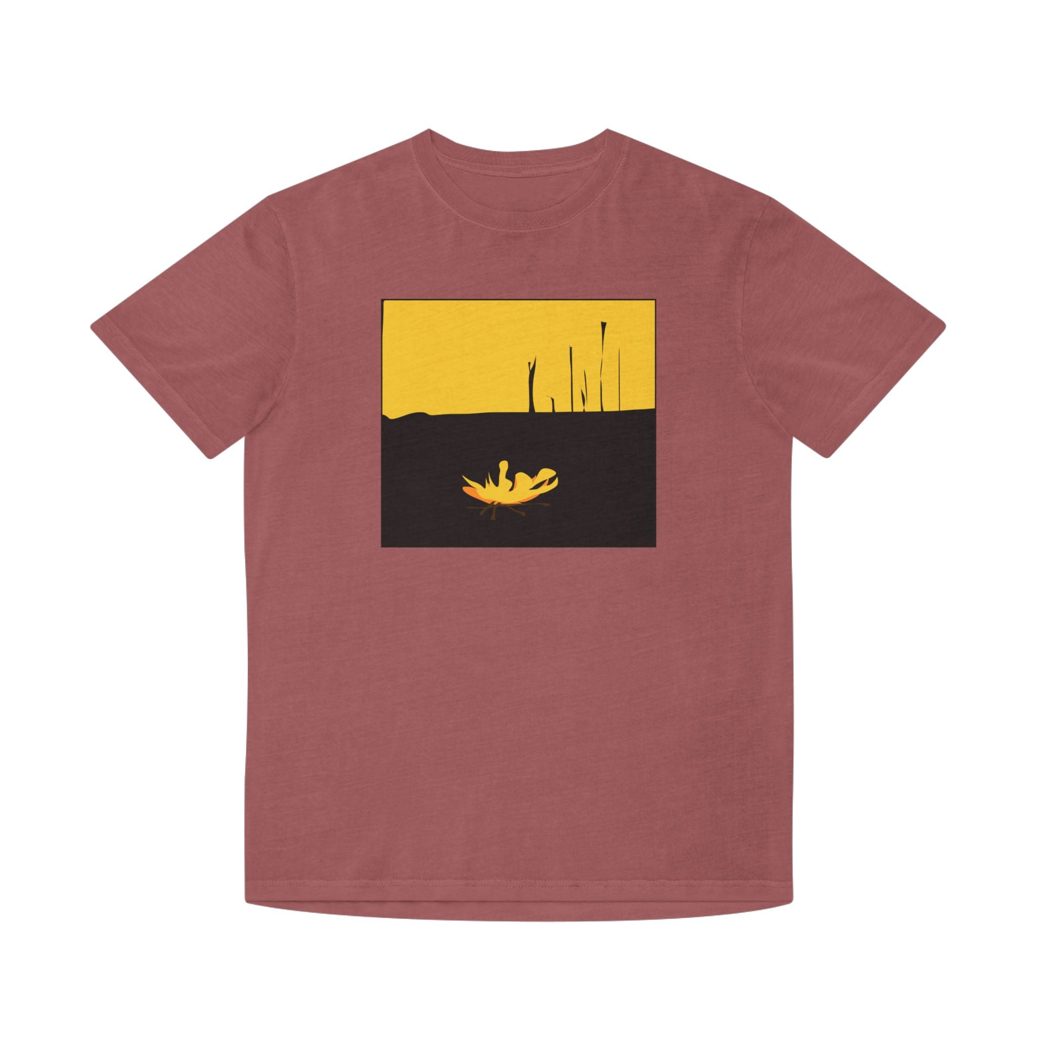Unisex Faded Shirt -The Traveller Series (Fire)