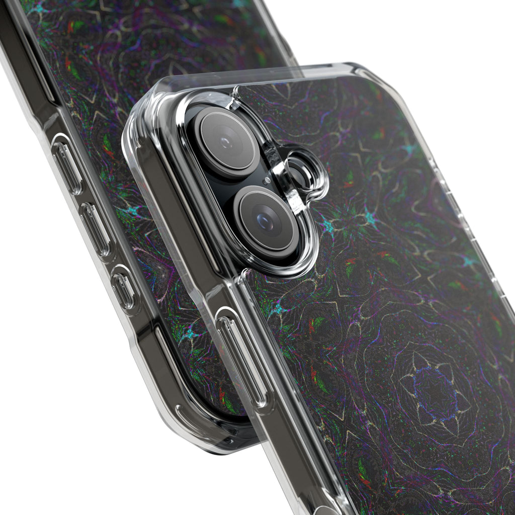 iPhone 16 Magnetic Clear Impact Case - P5 Kaleidoscopic No.32
