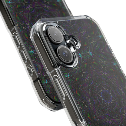 iPhone 16 Magnetic Clear Impact Case - P5 Kaleidoscopic No.32