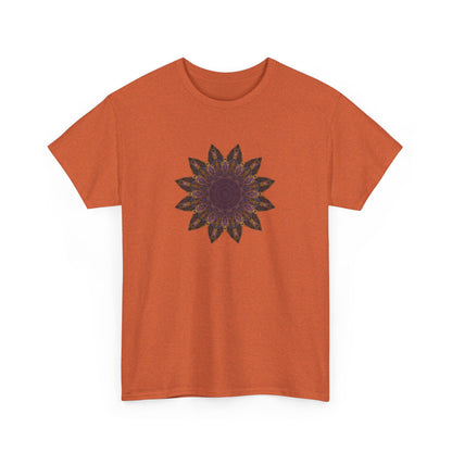 Unisex Heavy Cotton Tee - Love Light Mandalas No.1