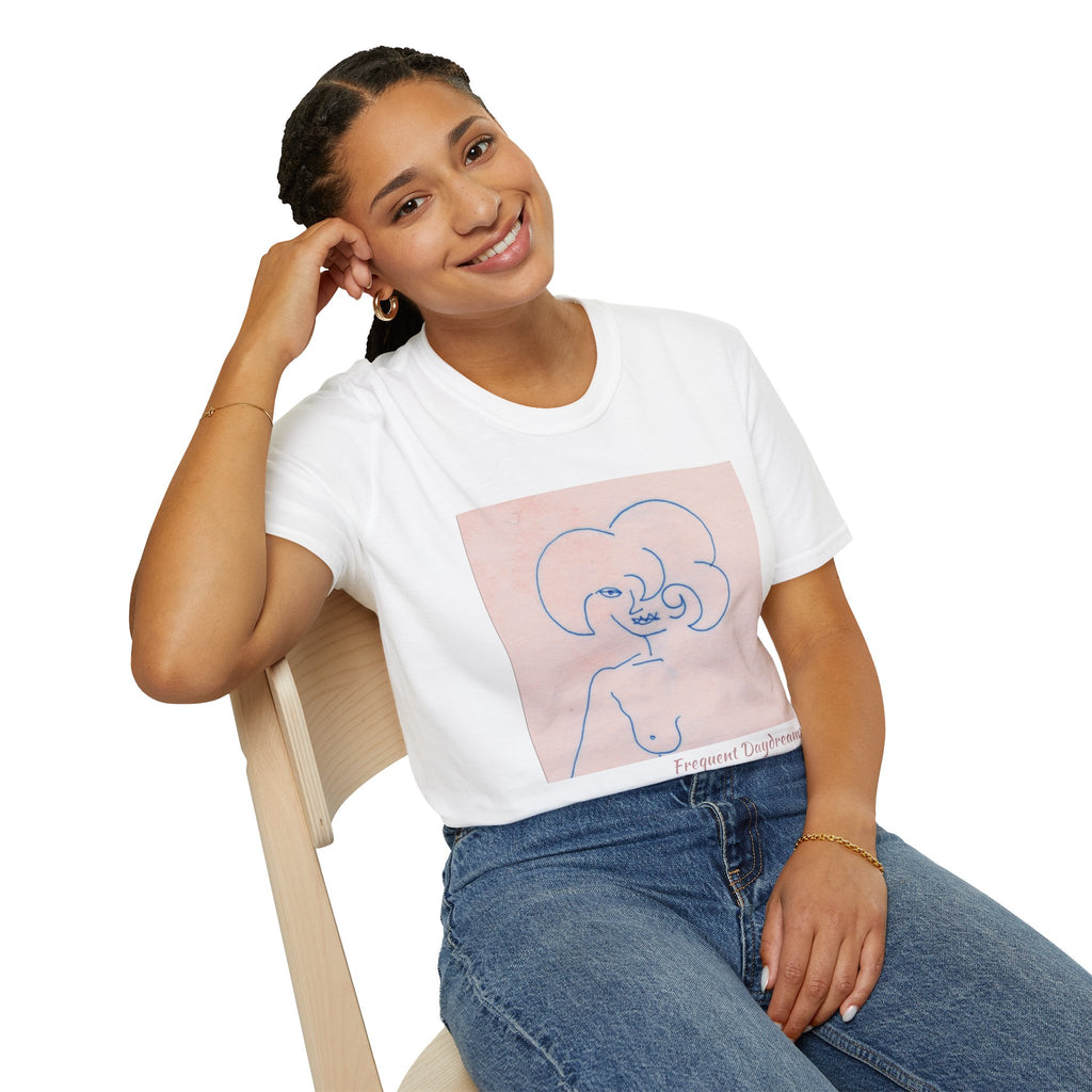 Unisex Softstyle T-Shirt - Frequent Daydreams Sketch No.45