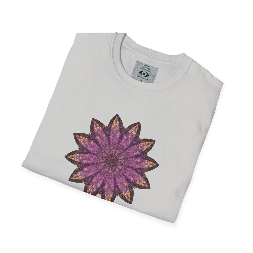 Unisex Softstyle T-Shirt - Love Light Mandalas No.16