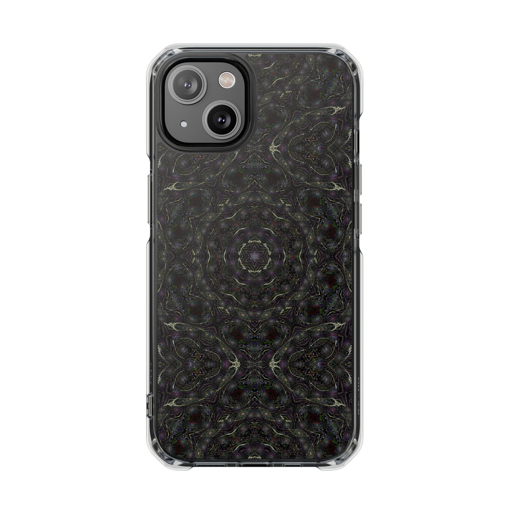iPhone 14 Magnetic Clear Impact Case - P5 Kaleidoscopic No.18