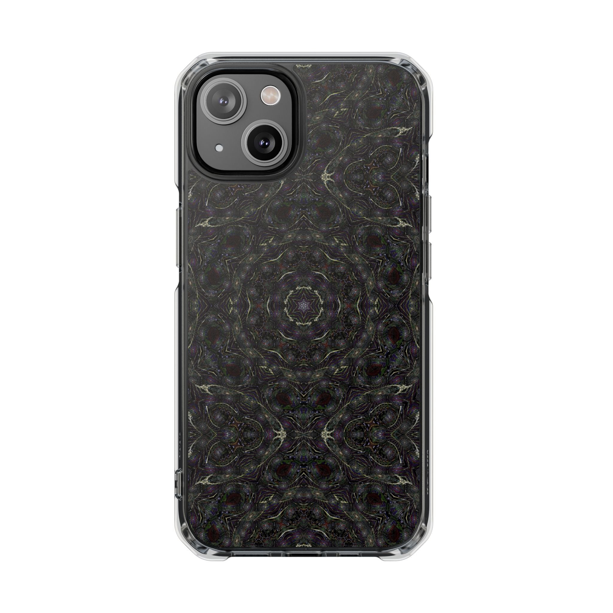 iPhone 14 Magnetic Clear Impact Case - P5 Kaleidoscopic No.18