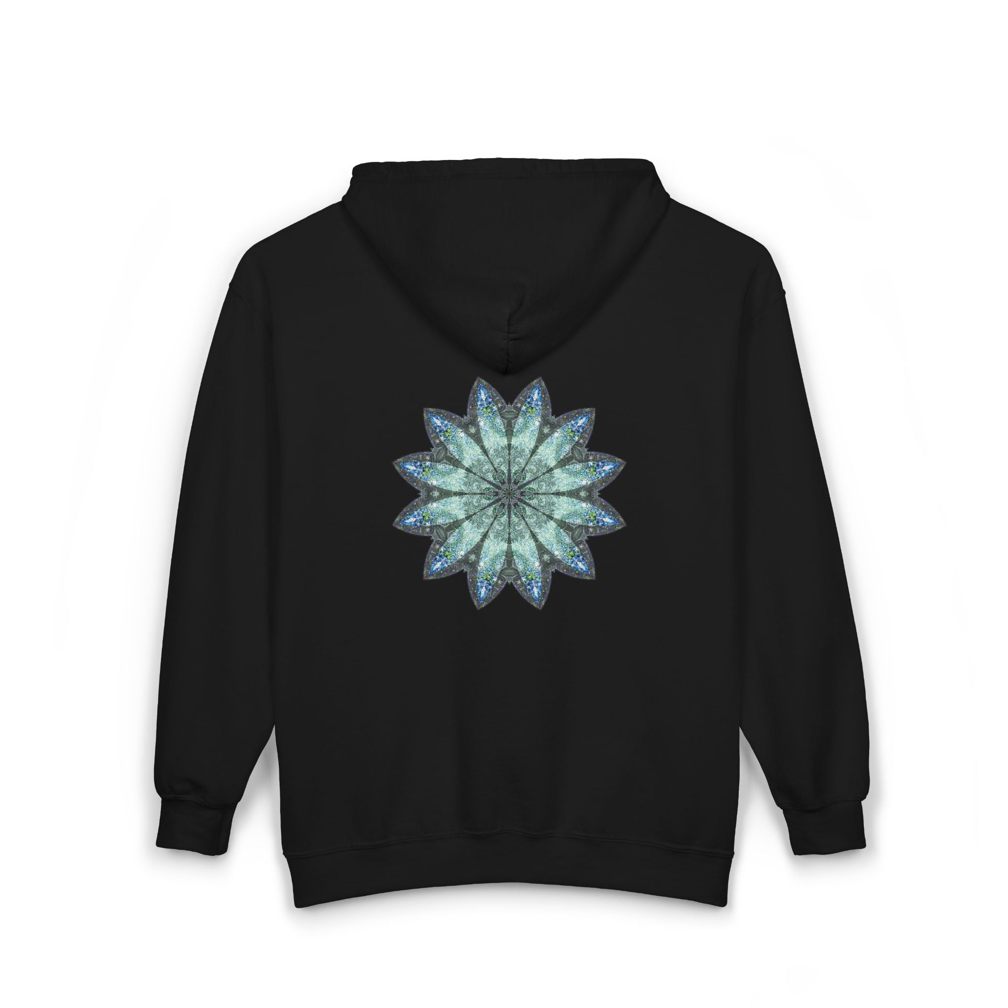 Unisex Heavy Blend™ Full Zip Hooded Sweatshirt - Love Light Mandalas No.20