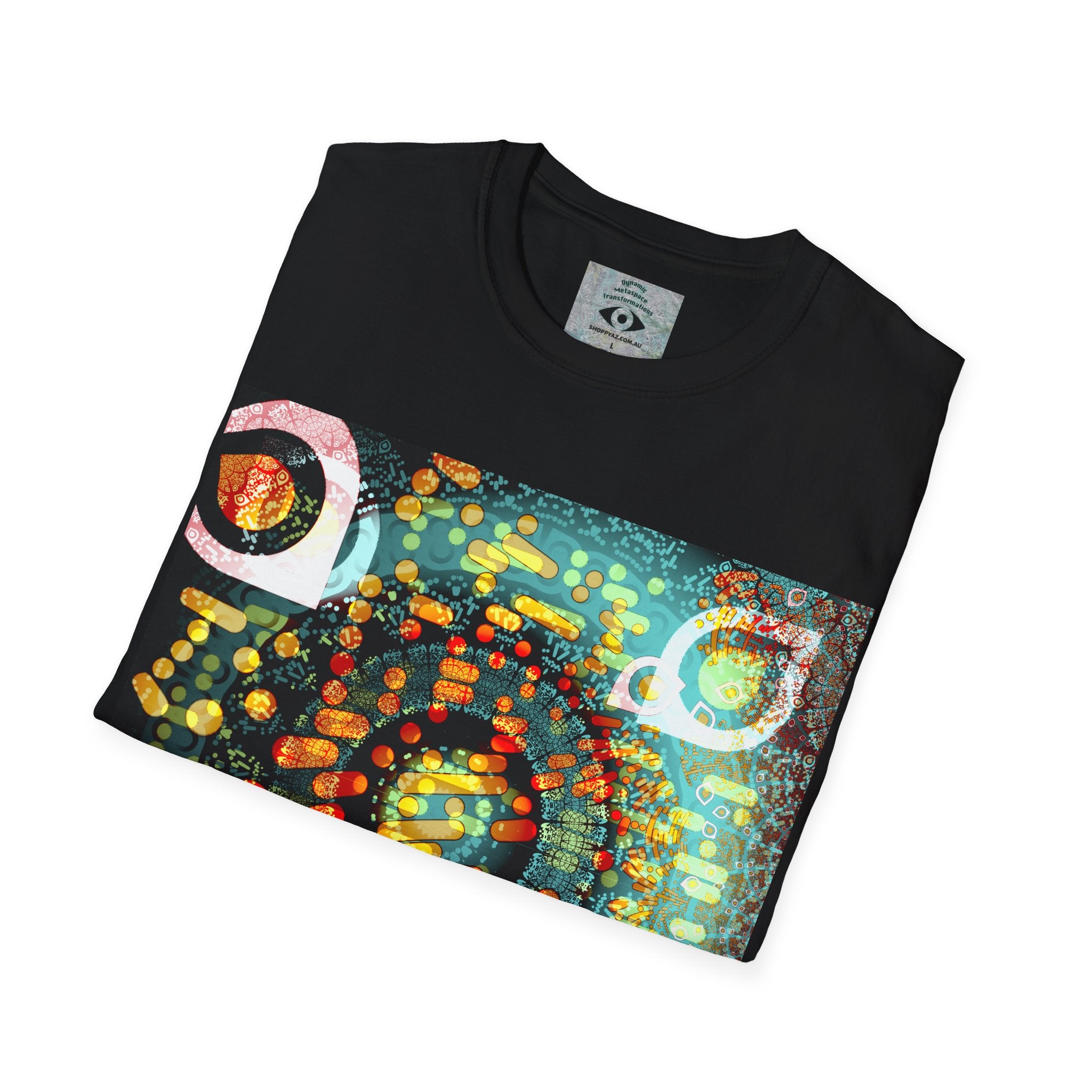Unisex Softstyle T-Shirt - Psychedelic QR No.1