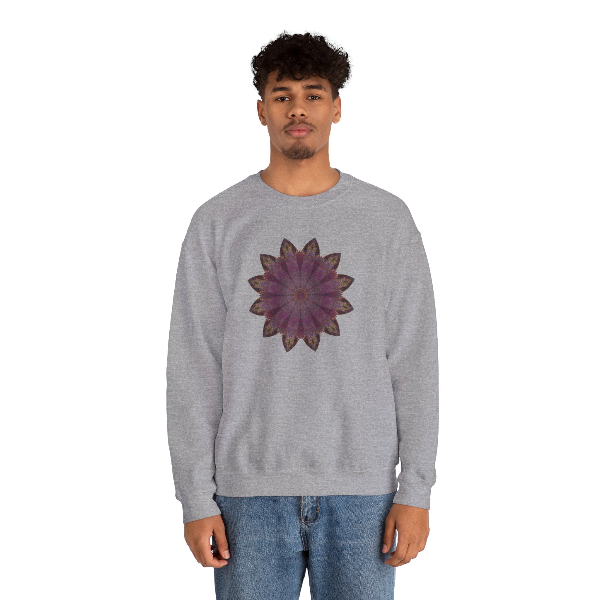 Unisex Heavy Blend™ Crewneck Sweatshirt - Love Light Mandalas No.6