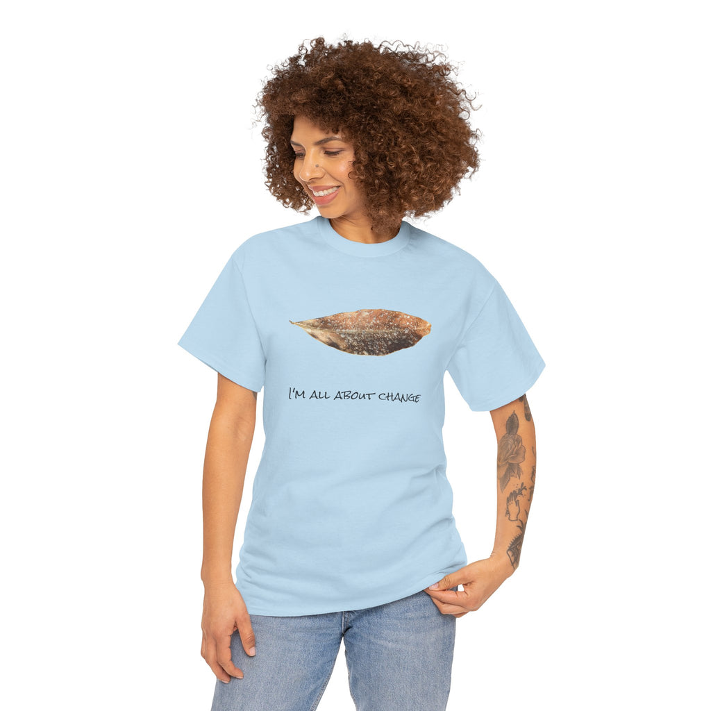 Unisex Heavy Cotton Tee - All About Change No.1
