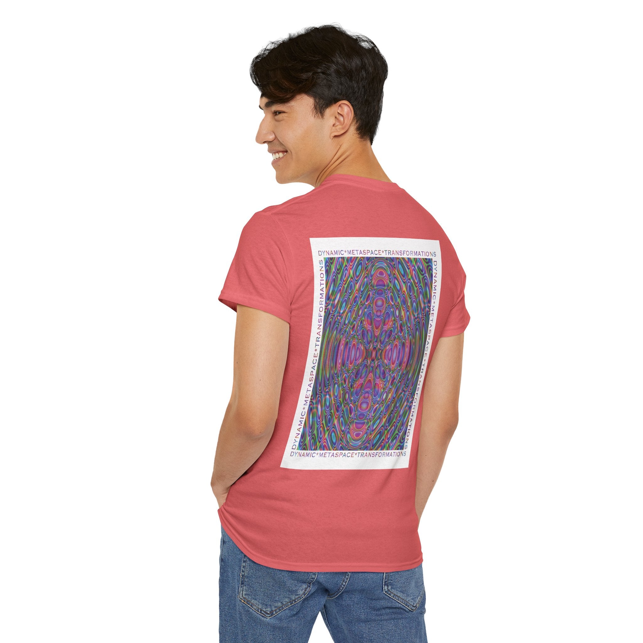 Unisex Heavy Cotton Tee (Back) - DMT Seer No.1