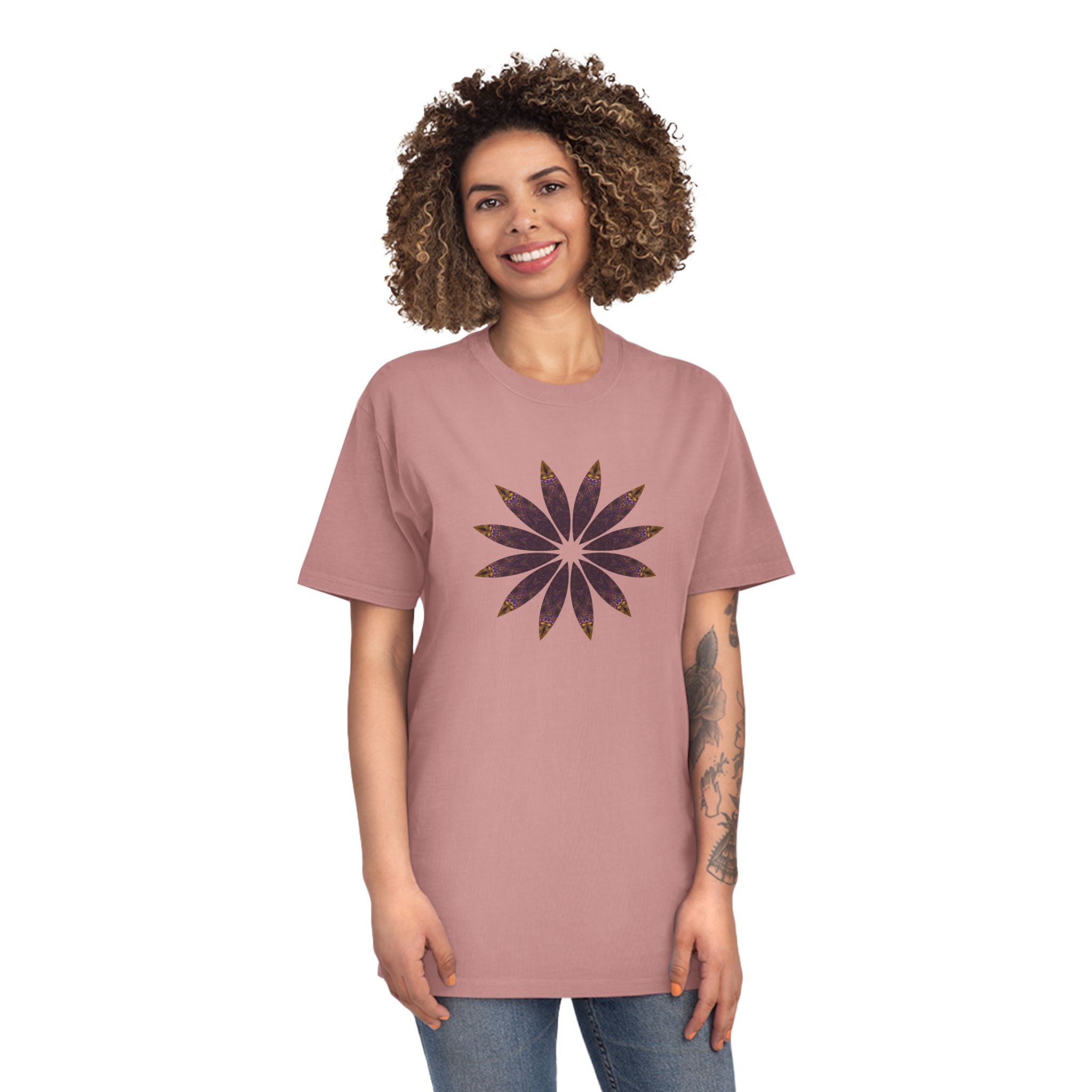 Unisex Faded Shirt - Love Light Mandalas No.2