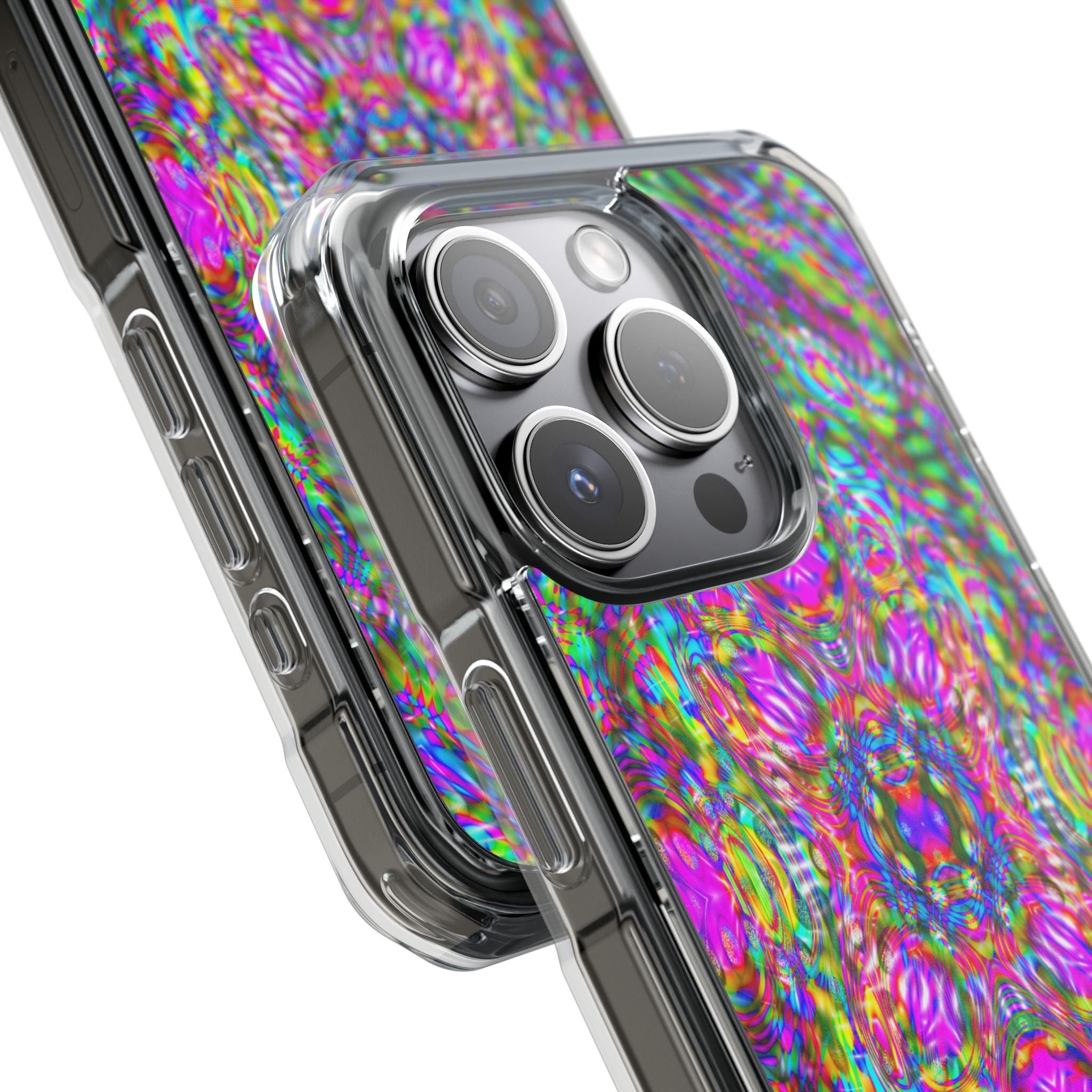 iPhone 15 Magnetic Clear Impact Case - DMT Scribe Tiles No.4