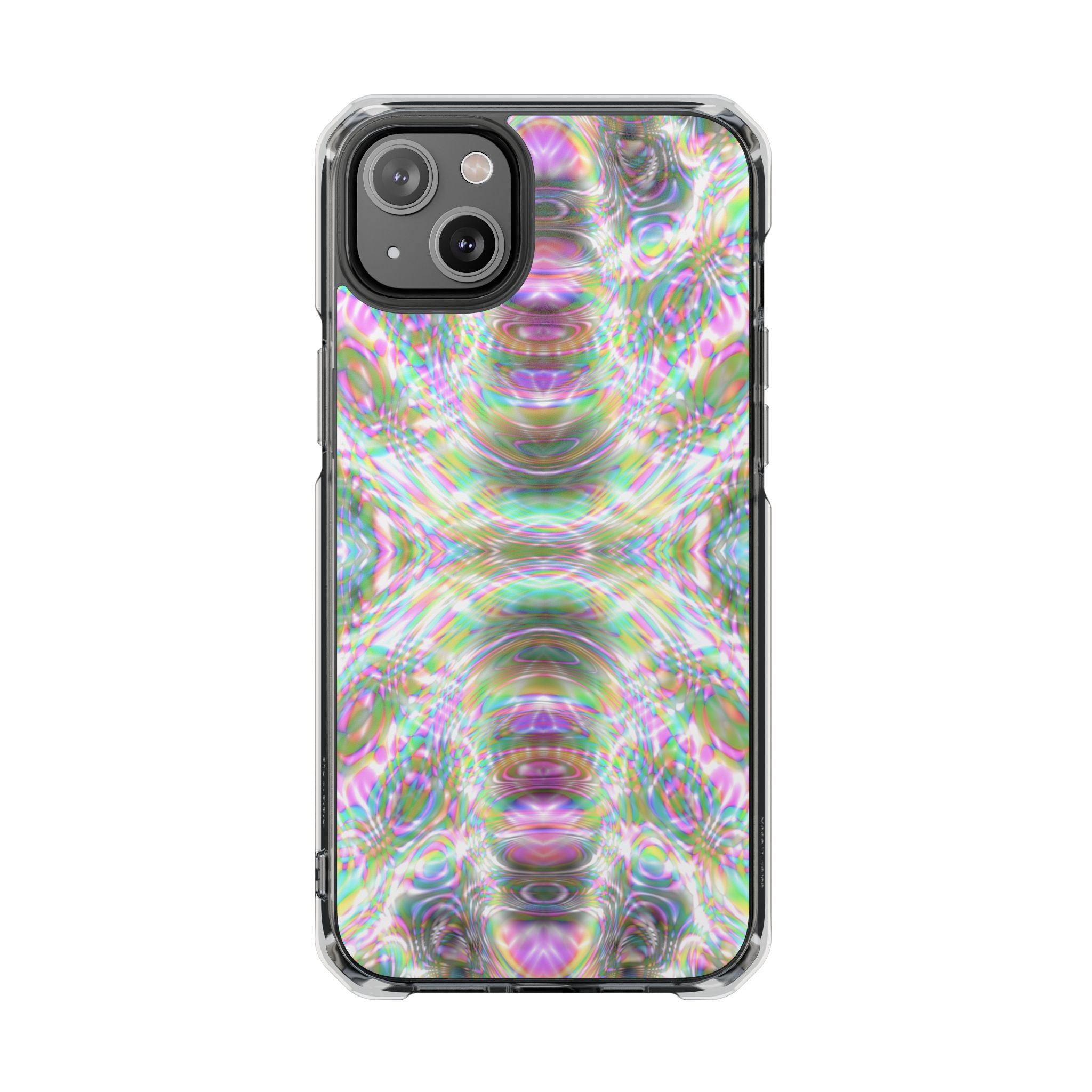 iPhone 14 Magnetic Clear Impact Case - DMT Scribe Tiles No.7