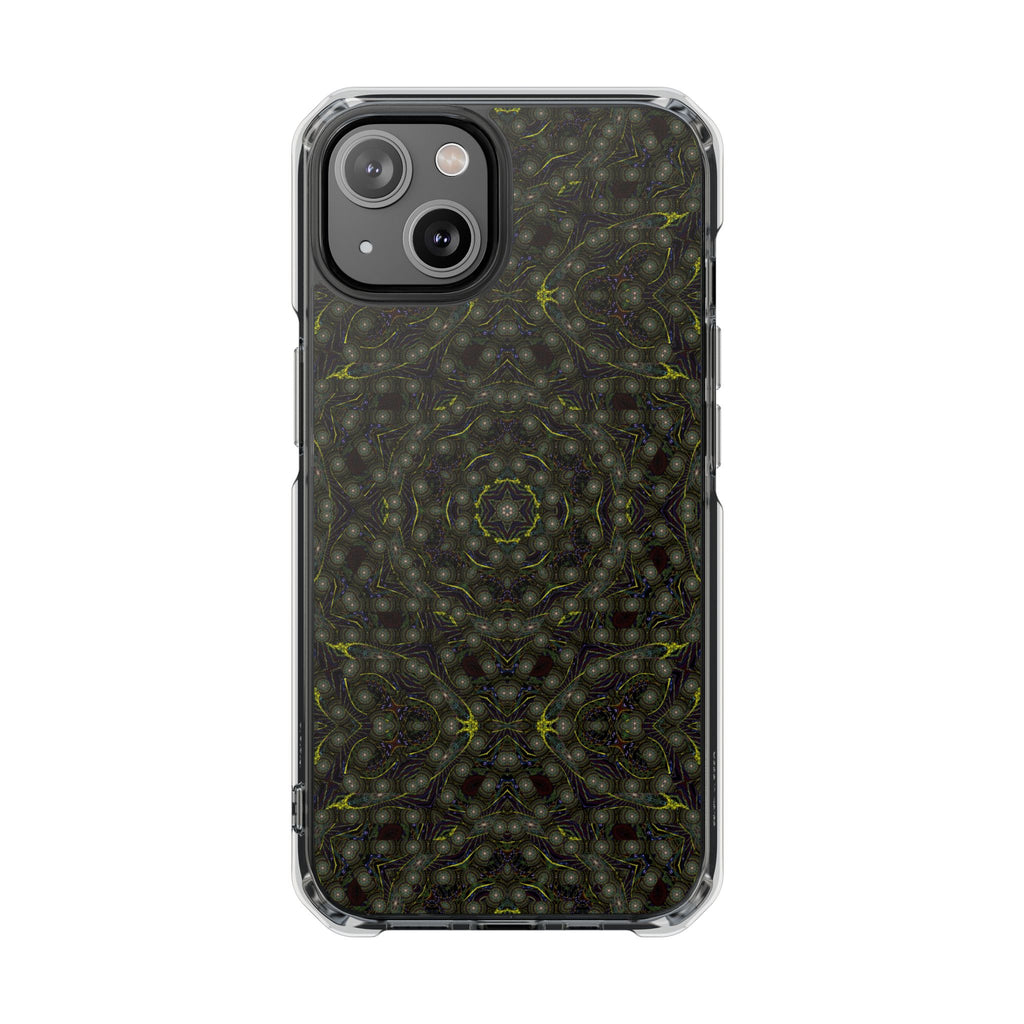 iPhone 14 Magnetic Clear Impact Case - P5 Kaleidoscopic No.2