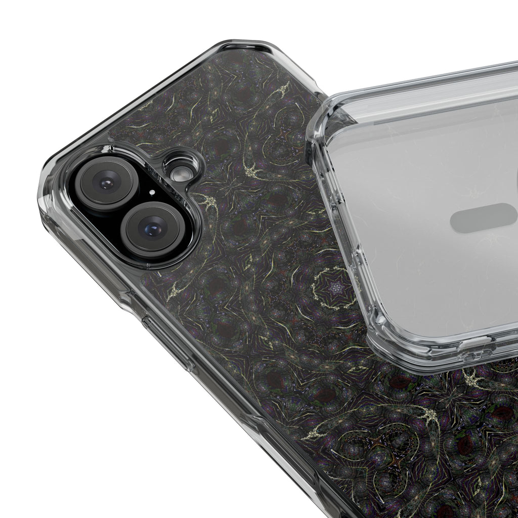 iPhone 16 Magnetic Clear Impact Case - P5 Kaleidoscopic No.18