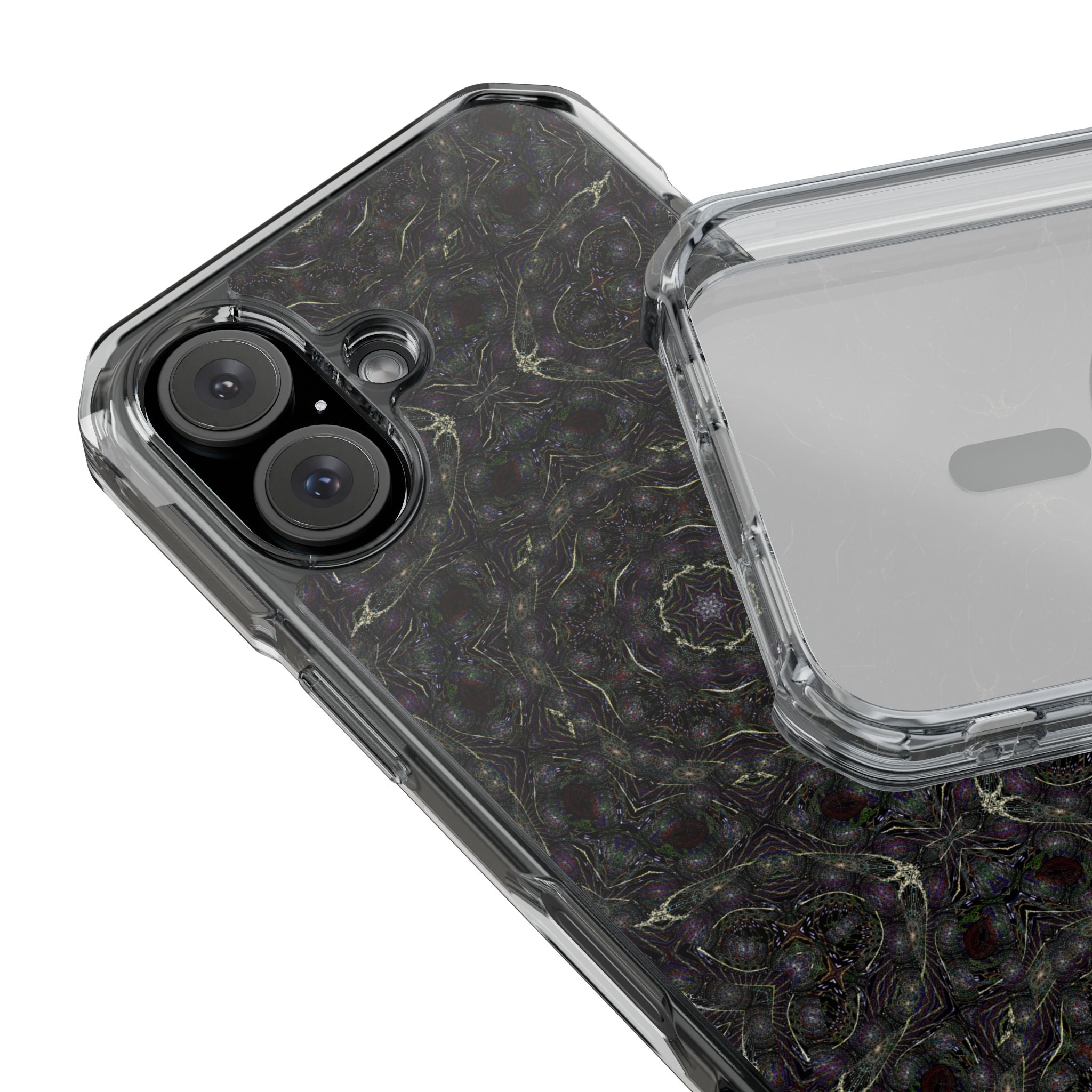 iPhone 16 Magnetic Clear Impact Case - P5 Kaleidoscopic No.18
