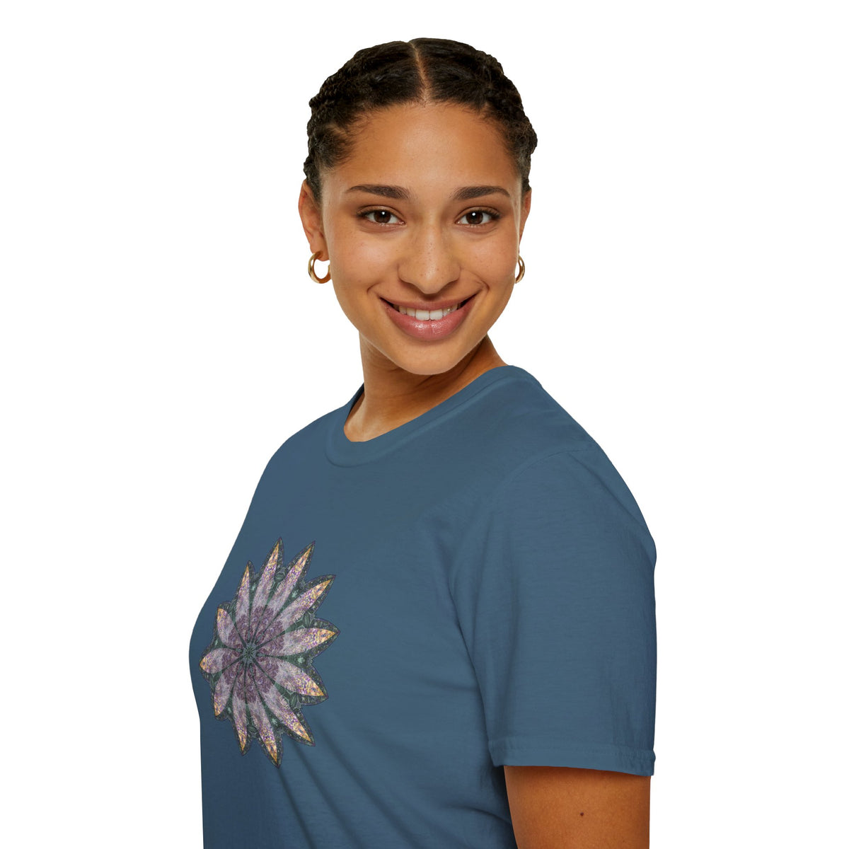 Unisex Softstyle T-Shirt - Love Light Mandalas No.21
