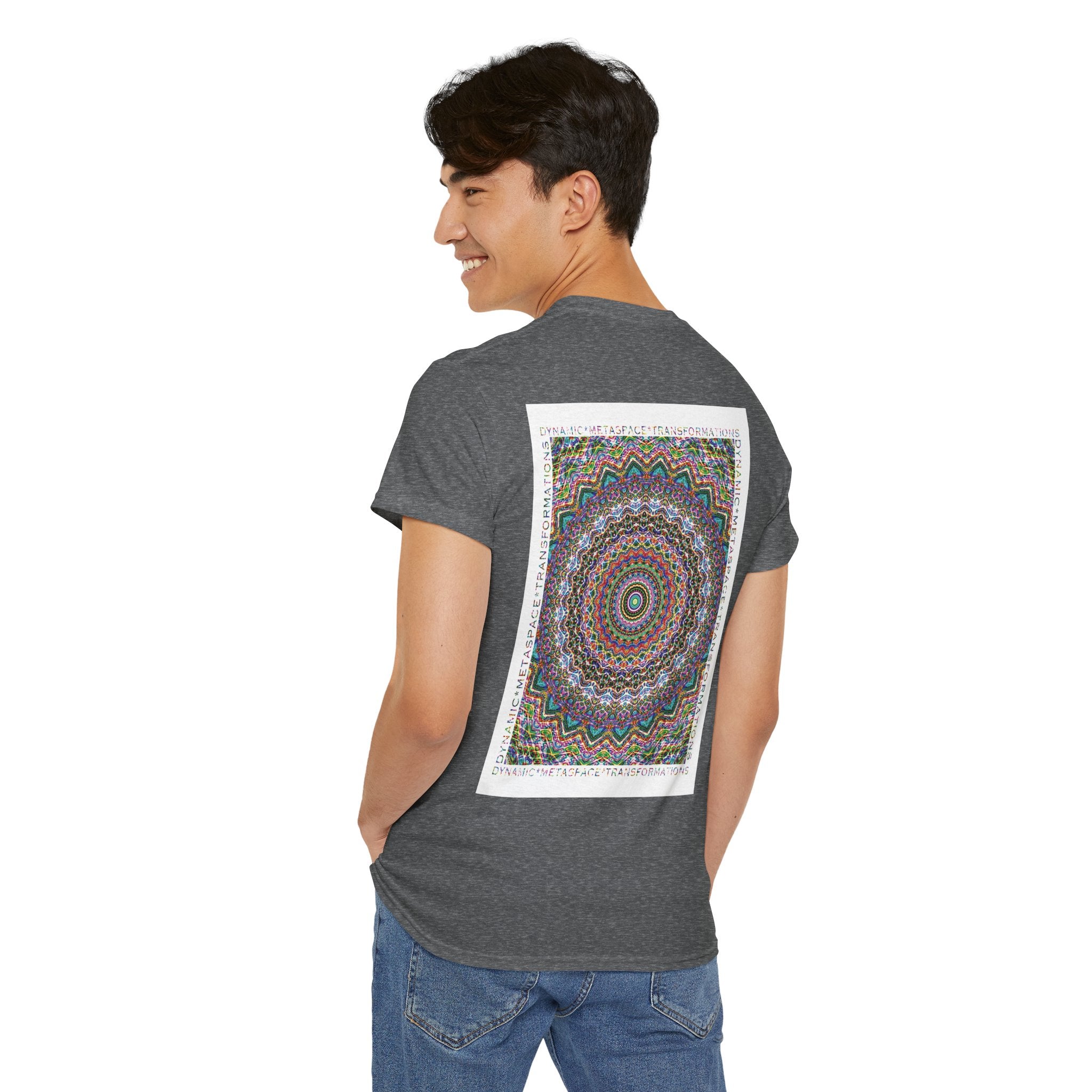 Unisex Heavy Cotton Tee (Back) - DMT Seer No.7