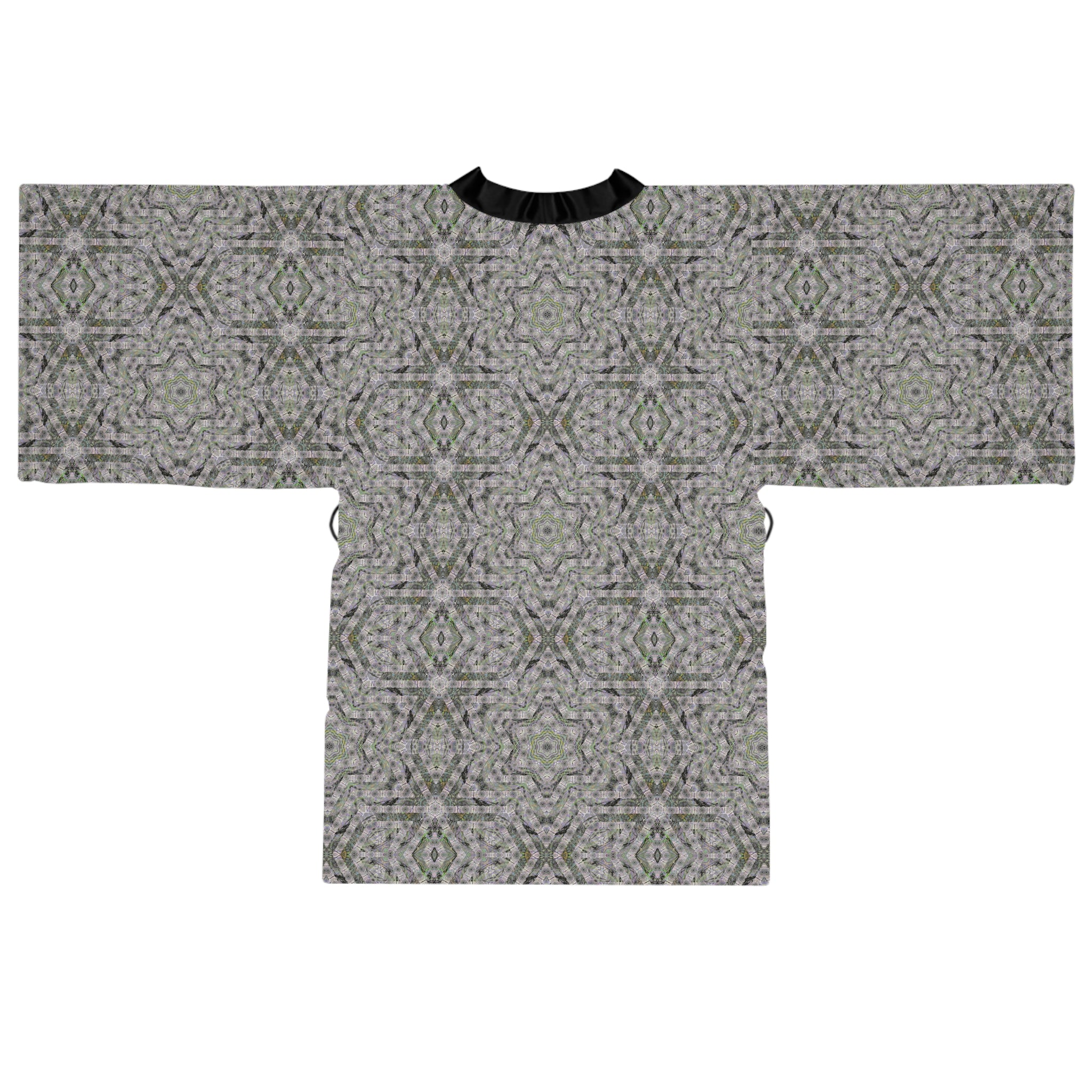 Long Sleeve Kimono Robe - P5 Kaleidoscopic No.27