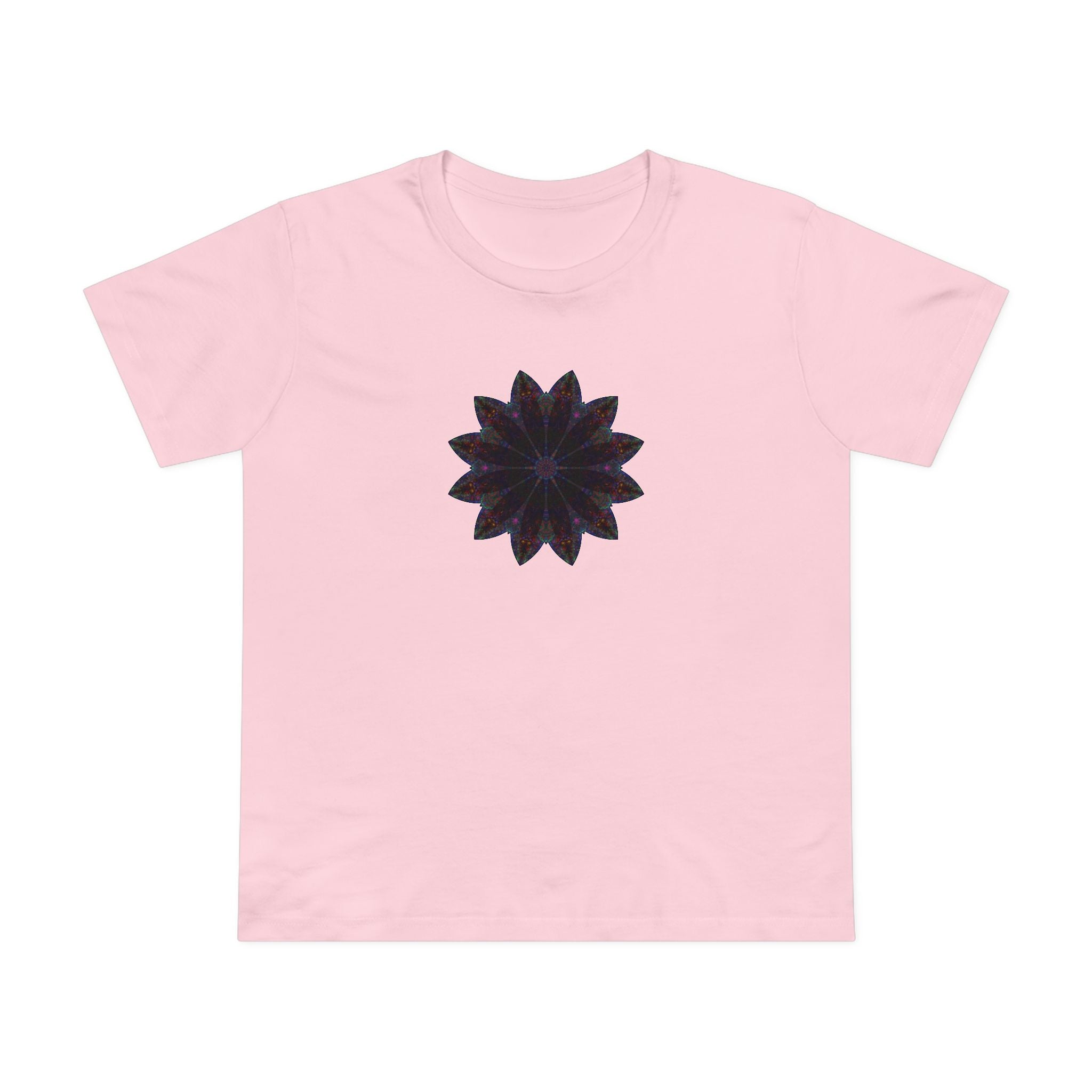 Women’s Maple Tee - Love Light Mandalas No.25