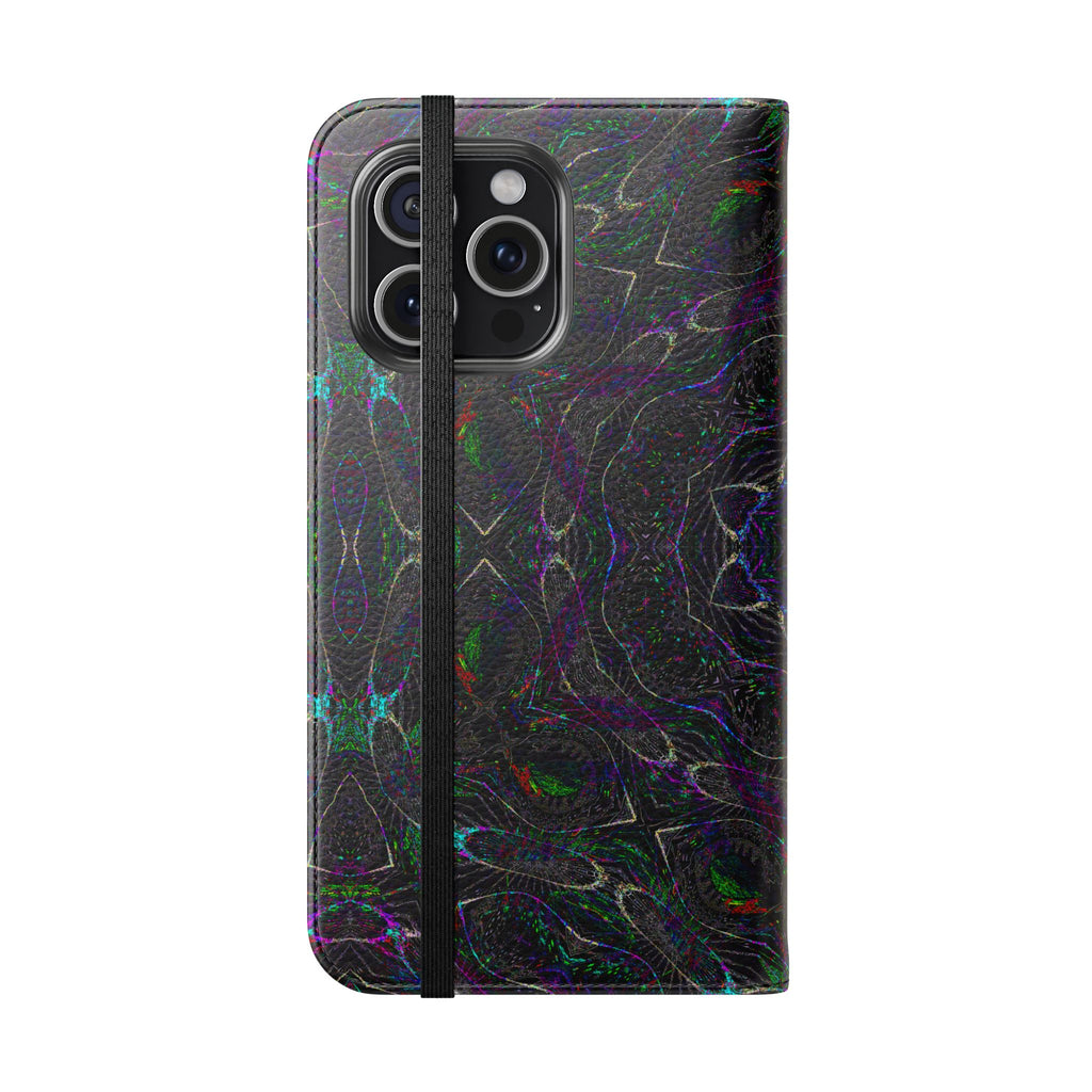 iPhone 15 Flip Case - P5 Kaleidoscopic No.32