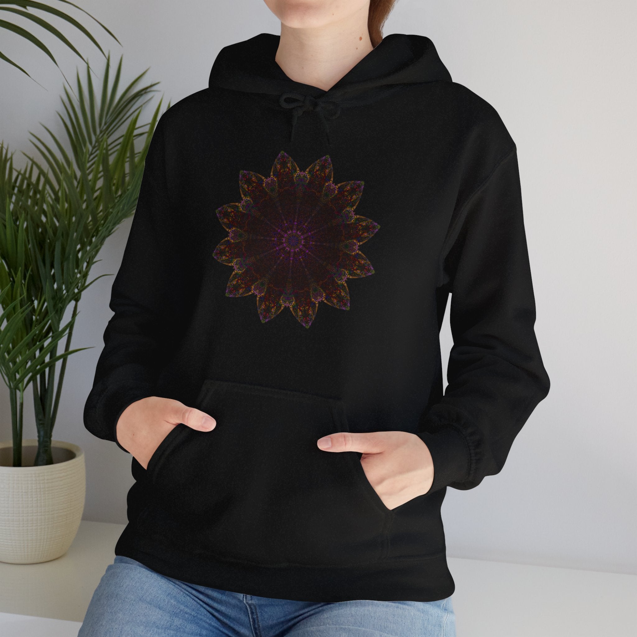 Unisex Heavy Blend™ Hooded Sweatshirt - Love Light Mandalas No.12
