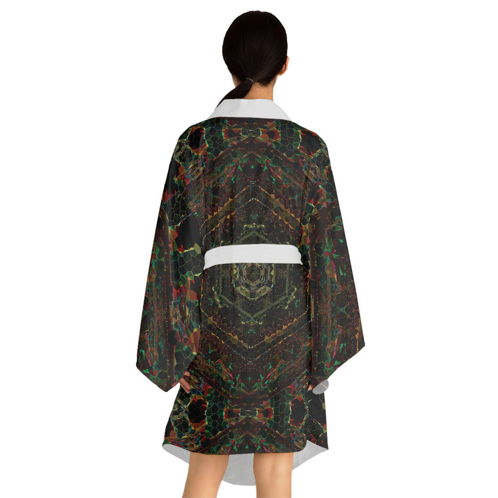 Long Sleeve Kimono Robe - DK Series No.14