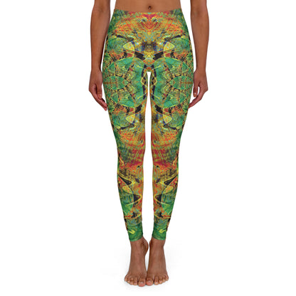 Spandex Leggings - Love Light Fractals No.3a