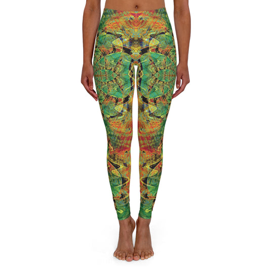 Spandex Leggings - Love Light Fractals No.3a