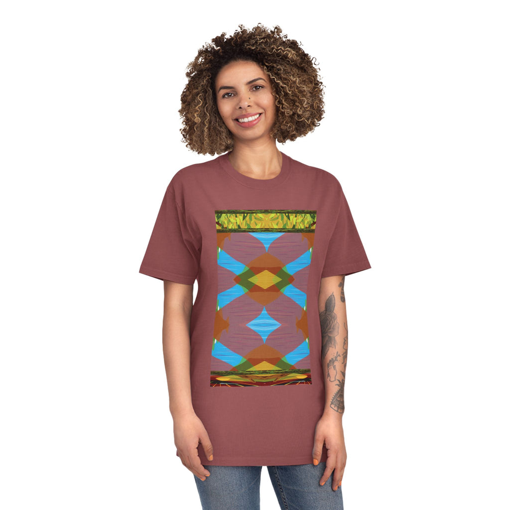Unisex Faded Shirt -The Traveller Series (Autumn Abstract)