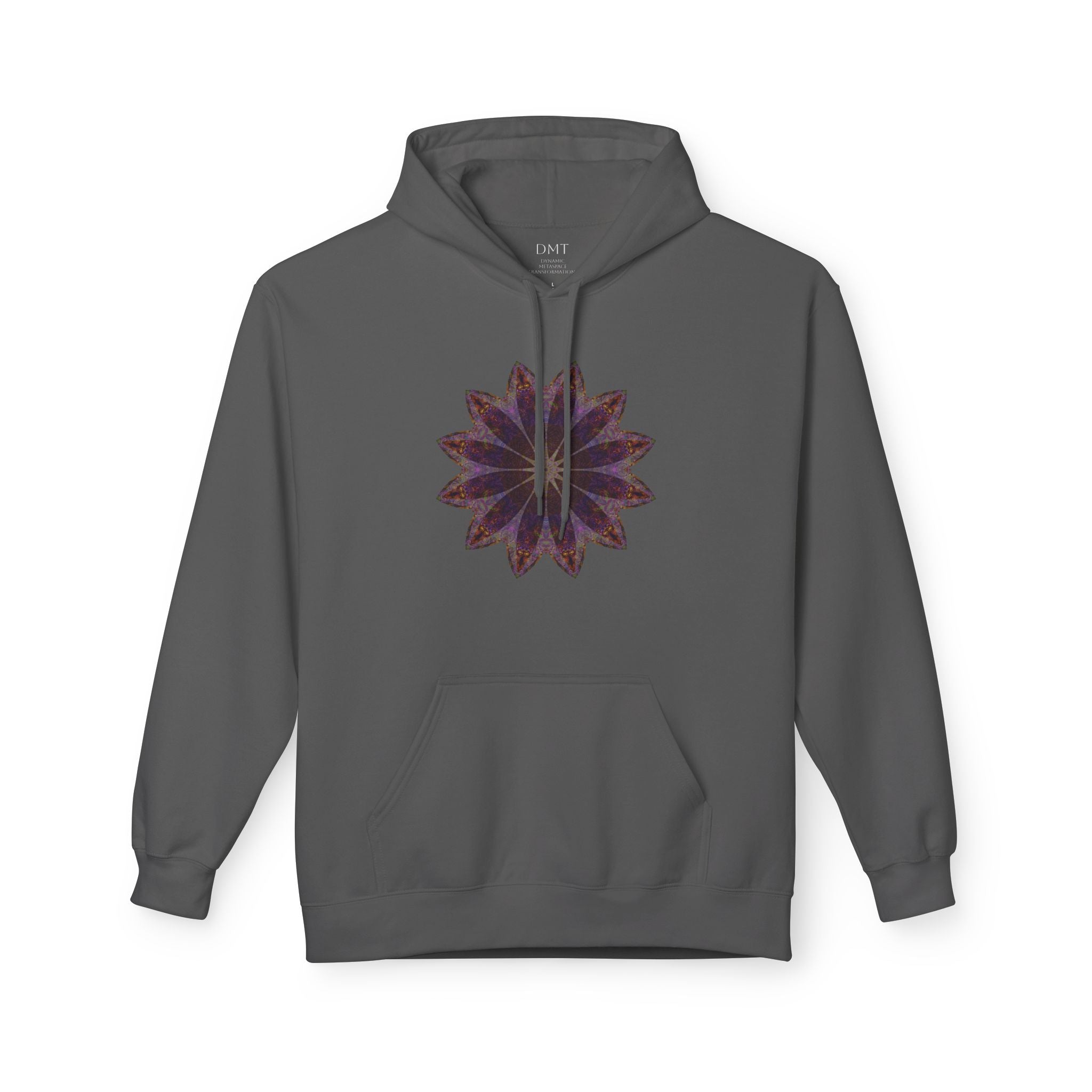 Unisex Midweight Softstyle Fleece Hoodie - Love Light Mandalas No.11