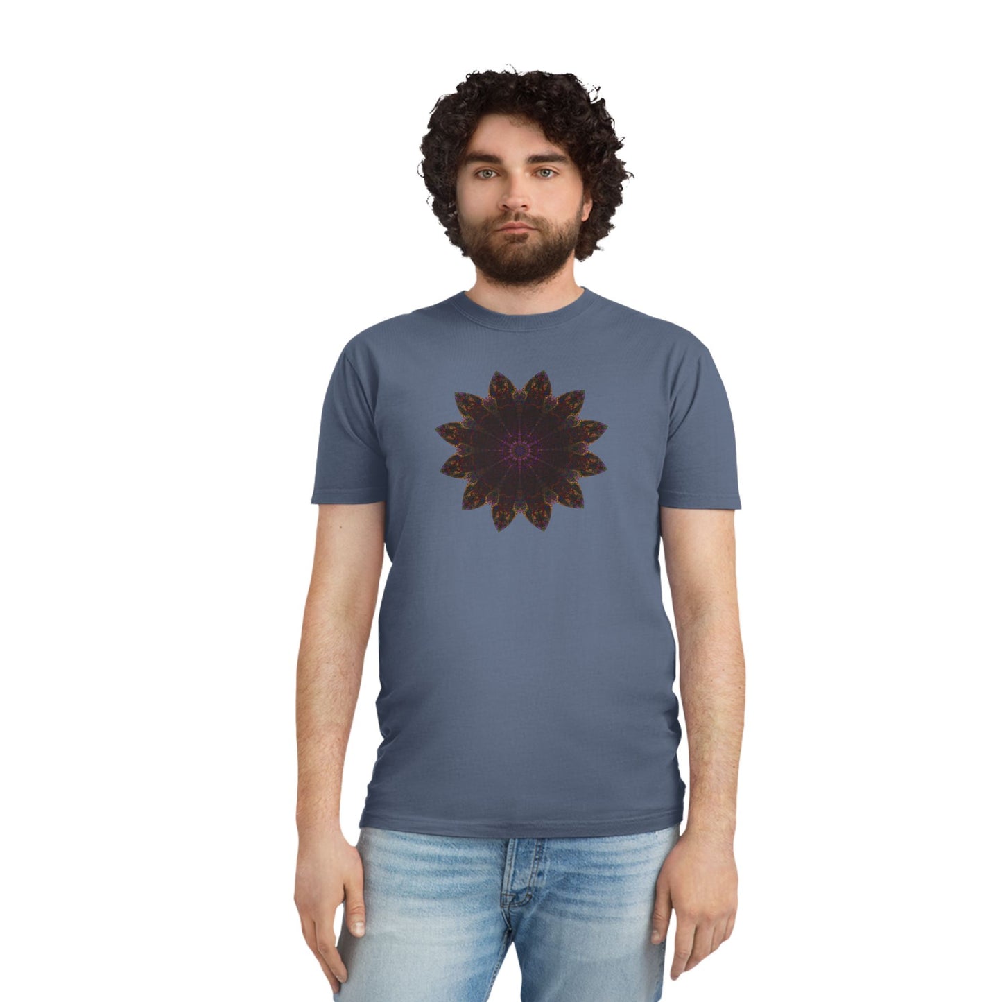 Unisex Faded Shirt - Love Light Mandalas No.12