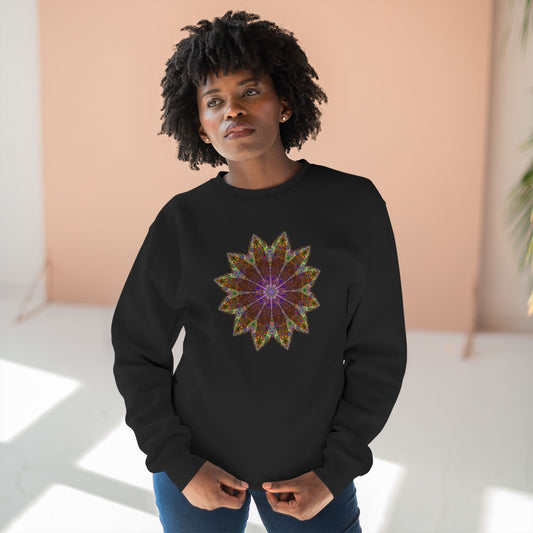 Unisex Crewneck Sweatshirt - Love Light Mandalas No.13