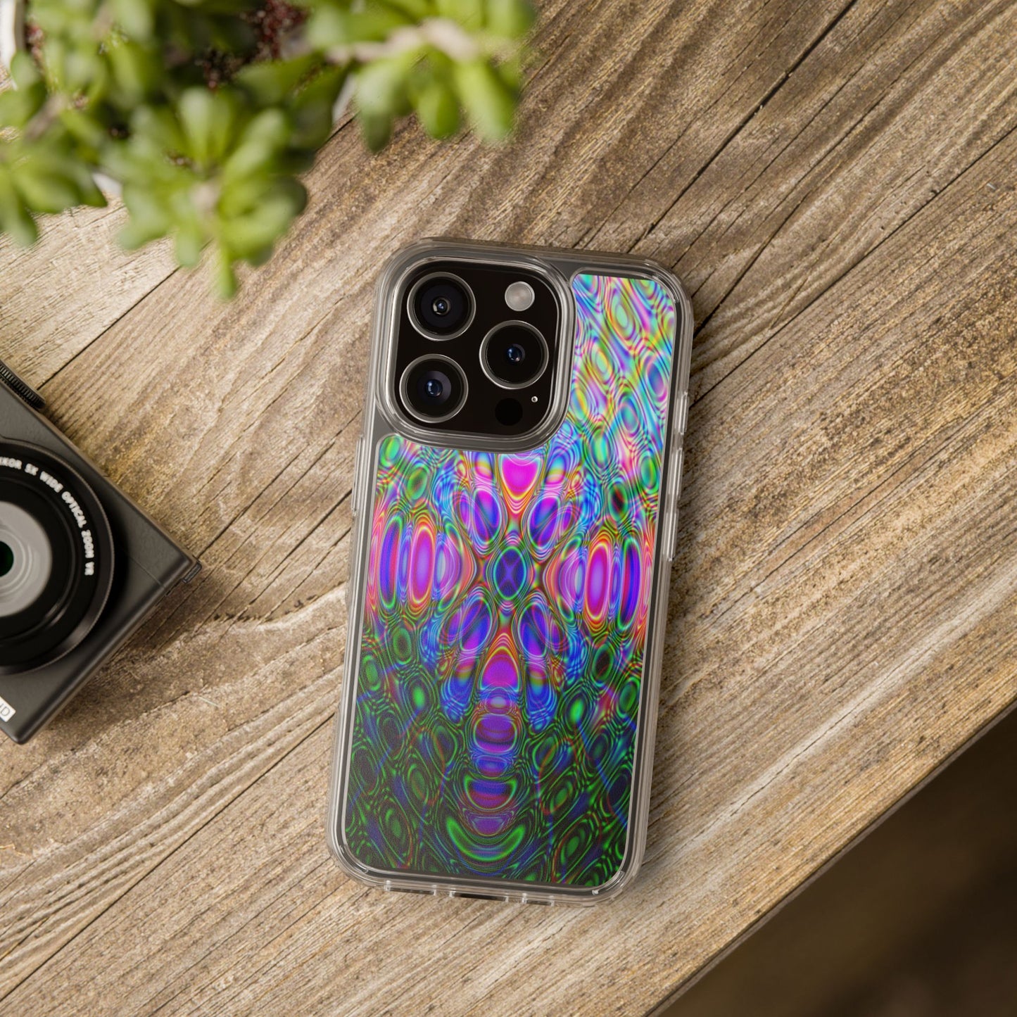 iPhone 16 Clear Case – DMT Seer No.2