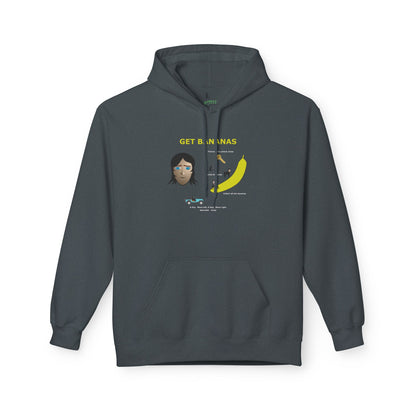 Unisex Midweight Softstyle Fleece Hoodie - Get Bananas