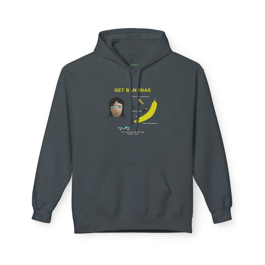 Unisex Midweight Softstyle Fleece Hoodie - Get Bananas