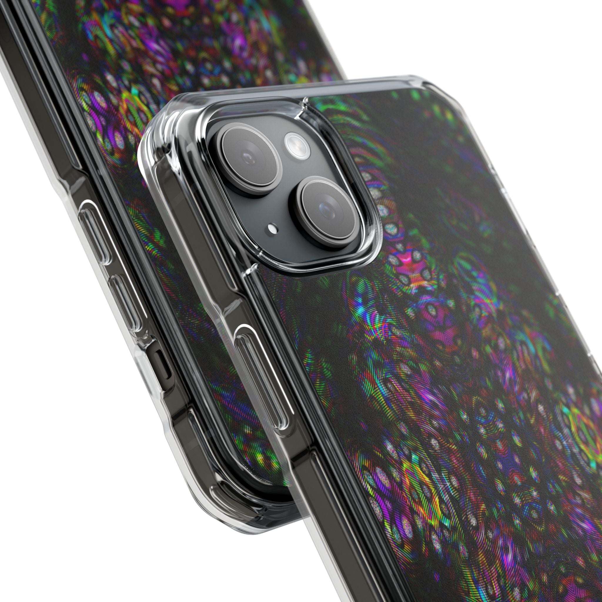 iPhone 15 Magnetic Clear Impact Case - DMT Scribe Tiles No.2
